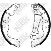 Комплект тормозных колодок задний для RENAULT DUSTER, KANGOO Express(FW0/1#), KANGOO(KW0/1#), LOGAN(KS#), ZOE <b>NiBK FN43551</b>