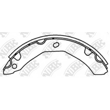 Комплект тормозных колодок задний <b>NiBK FN4465</b>