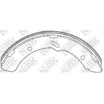 Комплект тормозных колодок задний для DAIHATSU DELTA WIDE(YB#), DELTA(V9#) <b>NiBK FN6653</b>