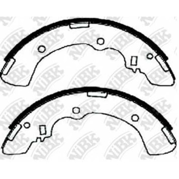 Комплект тормозных колодок задний <b>NiBK FN6721</b>