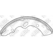 Комплект тормозных колодок задний <b>NiBK FN6722</b>