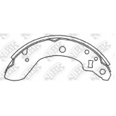 Комплект тормозных колодок задний <b>NiBK FN9967</b>