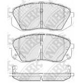 Колодки тормозные дисковые передний для HYUNDAI ix35(EL,ELH,LM) / KIA CARENS(FJ,UN), SPORTAGE(JE#,KM#,SL) <b>NiBK PN0052</b>