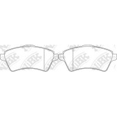 Колодки тормозные дисковые передний для LAND ROVER FREELANDER(LN,LN#), RANGE ROVER(LM) <b>NiBK PN0181</b>
