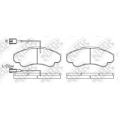 Колодки тормозные дисковые передний для CITROEN JUMPER(230,230L,230P,244,Z#) / FIAT DUCATO(230,230L,244,Z#) / PEUGEOT BOXER(230L,230P,244,Z#,ZCT#) <b>NiBK PN0220W</b>