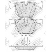 Колодки тормозные дисковые задний для BMW 7(E65,E66,E67), X5(E70), X6(E71,E72) <b>NiBK PN0228</b>