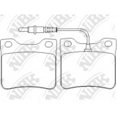 Колодки тормозные дисковые задний для MERCEDES V(638/2), VITO(638) / PEUGEOT 406(8B,8C,8E/F), 605(6B), 607(9D,9U) <b>NiBK PN0265W</b>