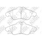 Колодки тормозные дисковые передний для MERCEDES SPRINTER(901, 902, 903, 904, 906), V(638/2), VITO(638) / VW LT(2, 2DA, 2DB, 2DC, 2DD, 2DE, 2DF, 2DH, 2DK) <b>NiBK PN0301W</b>