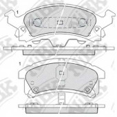 Колодки тормозные дисковые передний для CHEVROLET BERETTA(1#37), CAVALIER, CORSICA(1#69) <b>NiBK PN0311</b>