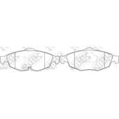 Колодки тормозные дисковые передний для CHRYSLER SEBRING(JR) <b>NiBK PN0320</b>