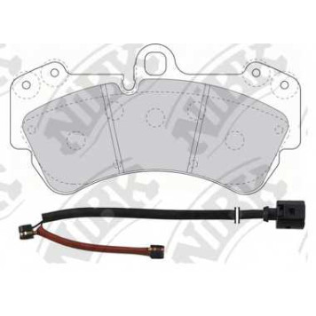 Колодки тормозные дисковые передний для AUDI Q7(4L) / PORSCHE CAYENNE(955,9PA) / VW TOUAREG(7L6,7L7,7LA) <b>NiBK PN0346W</b>