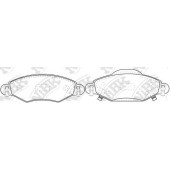 Колодки тормозные дисковые передний для TOYOTA YARIS(NCP1#,NLP1#,SCP1#) <b>NiBK PN0369</b>
