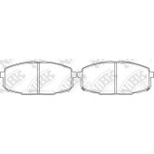 Колодки тормозные дисковые передний для KIA CARENS(FJ), CEED(ED), CERATO KOUP(TD), CERATO(TD), PRIDE(DA) <b>NiBK PN0373</b>