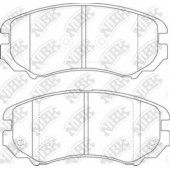 Колодки тормозные дисковые передний для HYUNDAI COUPE, ELANTRA, GRANDEUR, SONATA, TIBURON, TUCSON / KIA MAGENTIS, OPIRUS, OPTIMA, SOUL, SPORTAGE <b>NiBK PN0377</b>