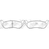 Колодки тормозные дисковые задний <b>NiBK PN0379</b>