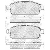 Колодки тормозные дисковые задний для CHEVROLET CRUZE(J300,J305,J308), ORLANDO(J309) / OPEL ASTRA GTC J, ASTRA, MOKKA, ZAFIRA(P12) <b>NiBK PN0392</b>