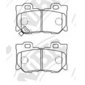 Колодки тормозные дисковые задний для INFINITI FX, G, M(Y51) / NISSAN 370 Z(Z34) <b>NiBK PN0396</b>