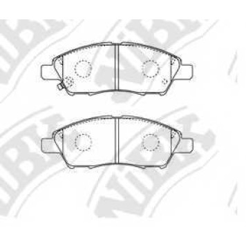 Колодки тормозные дисковые передний <b>NiBK PN0397</b>