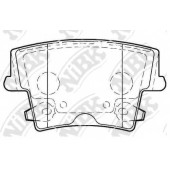 Колодки тормозные дисковые задний для CHRYSLER 300(LX) / LANCIA THEMA(LX) <b>NiBK PN0422</b>
