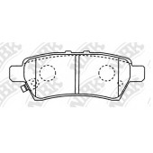 Колодки тормозные дисковые задний для NISSAN NAVARA(D40), PATHFINDER(R51) <b>NiBK PN0430</b>