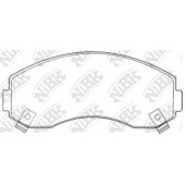 Колодки тормозные дисковые передний для KIA K2500(SD), K2700(K62W,SD), K2900 <b>NiBK PN0433</b>