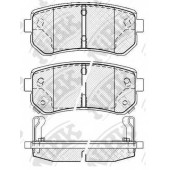 Колодки тормозные дисковые задний для HYUNDAI ACCENT, i30, ix35 / KIA CEED, CERATO KOUP, CERATO, PICANTO, PRIDE, PRO CEED, RIO, SPORTAGE <b>NiBK PN0436</b>