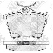Колодки тормозные дисковые задний для CITROEN C5(RD#,RE#,TD#) / PEUGEOT 407(6C#,6D#,6E#), 607(9D,9U) <b>NiBK PN0468</b>