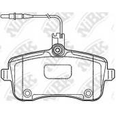 Колодки тормозные дисковые передний для PEUGEOT 407(6C#,6D#,6E#) <b>NiBK PN0469W</b>