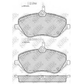 Колодки тормозные дисковые передний для CITROEN C5(RD#,RE#,TD#), C6(TD#) / PEUGEOT 407(6C#,6D#,6E#), 607(9D,9U) <b>NiBK PN0470W</b>