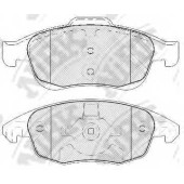 Колодки тормозные дисковые передний для CITROEN BERLINGO(B9), C4(B7,UA#,UD#), DS4 / PEUGEOT 5008, PARTNER <b>NiBK PN0471</b>