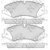 Колодки тормозные дисковые передний для LAND ROVER DISCOVERY(LA), RANGE ROVER(LM,LS) <b>NiBK PN0488</b>