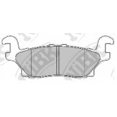 Колодки тормозные дисковые задний для HUMMER HUMMER H3 <b>NiBK PN0499</b>