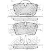 Колодки тормозные дисковые задний для MERCEDES G(W463), GL(X164), M(W164), R(V251,W251) <b>NiBK PN0507</b>