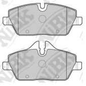 Колодки тормозные дисковые передний для BMW 1(E81,E82,E87,E88,F20) <b>NiBK PN0508</b>