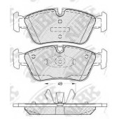 Колодки тормозные дисковые передний для BMW 1(E81,E82,E87,E88), 3(E90) <b>NiBK PN0510</b>