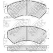 Колодки тормозные дисковые передний для CITROEN JUMPER / FIAT DUCATO(250,290) / PEUGEOT BOXER <b>NiBK PN0516W</b>