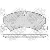 Колодки тормозные дисковые передний для PORSCHE CAYENNE(92A,955,9PA), PANAMERA(970) / VW TOUAREG(7L6,7L7,7LA,7P5) <b>NiBK PN0529</b>