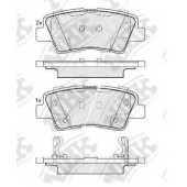 Колодки тормозные дисковые задний для HYUNDAI ACCENT, i40 CW, i40, SONATA, VELOSTER / KIA CEED, CEE`D, CERATO, PRO CEE?D, RIO, SOUL <b>NiBK PN0538</b>