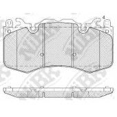 Колодки тормозные дисковые передний <b>NiBK PN0567</b>