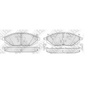 Колодки тормозные дисковые передний для CHEVROLET SPARK(M300) <b>NiBK PN0570</b>