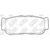 Колодки тормозные дисковые задний <b>NiBK PN0797</b>