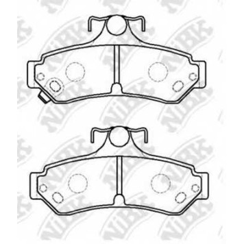 Колодки тормозные дисковые задний <b>NiBK PN0829</b>