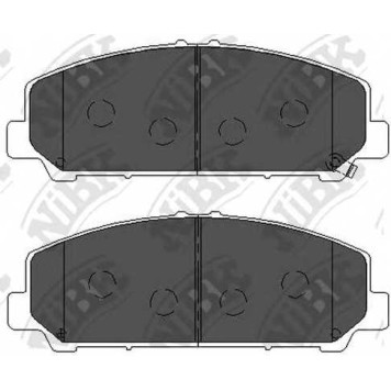 Колодки тормозные дисковые передний для INFINITI QX56 <b>NiBK PN0841</b>