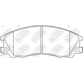 Колодки тормозные дисковые передний для HYUNDAI TERRACAN(HP) <b>NiBK PN0853</b>