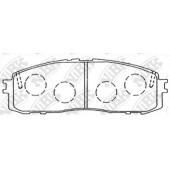 Колодки тормозные дисковые задний для TOYOTA CENTURY, CORONA, CRESSIDA, CROWN, SOARER, SUPRA <b>NiBK PN1142</b>