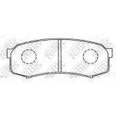 Колодки тормозные дисковые задний для LEXUS GX, RX / MITSUBISHI PAJERO / TOYOTA FJ CRUISER, HILUX, LAND CRUISER 100, LAND CRUISER 150, LAND CRUISER 90, LAND CRUISER <b>NiBK PN1243</b>