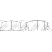 Колодки тормозные дисковые задний для TOYOTA MR(AW1#,SW2#,ZZW3#) <b>NiBK PN1276</b>