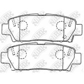 Колодки тормозные дисковые задний для TOYOTA AVALON(MCX1#), CROWN(GS13#, JZS13#, LS13#, YS13#) <b>NiBK PN1323</b>