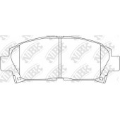 Колодки тормозные дисковые передний для TOYOTA AVENSIS(#T22#), CALDINA(AT21#,CT21#,ST21#), CARINA E(#T19#), MR(SW2#) <b>NiBK PN1362</b>