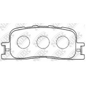 Колодки тормозные дисковые задний для LEXUS ES(MCV#,VZV#) / TOYOTA CAMRY(#XV3#,ACV3#,MCV3#), KLUGER(#ACU2#,#MCU2#) <b>NiBK PN1458</b>